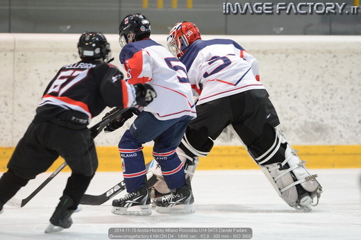 2014-11-15 Aosta-Hockey Milano Rossoblu U14 0473 Davide Fadani